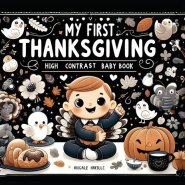 High Contrast Baby Book - Thanksgiving: My First Thanksgiving For Newborn, Babies, Infants | High Contrast Baby Book of Holidays| Black and White Baby