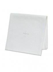 17" x 17" Corporal White Cross Design