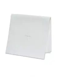 17" x 17" Corporal White Cross Design