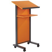 Orange Panel Front Lectern