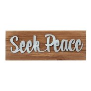 Seek Peace Farmers Market Tabletop Plaque