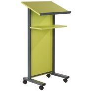 Lime Green Panel Front Lectern