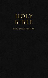 KJV Popular Bible, Black, Imitation Leather, Gift and Award, Presentation Page, Maps, Economy, Pew