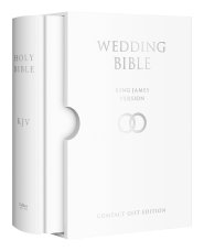 King James Version (KJV) White Presentation Wedding Bible