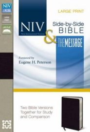 NIV And The Message Side By Side Bible Large Print