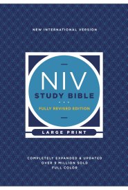 NIV Study Bible, Fully Revised Edition (Study Deeply. Believe Wholeheartedly.), Large Print, Hardcover, Red Letter, Comfort Print