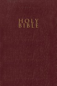 NIV, Gift and Award Bible, Leather-Look, Burgundy, Red Letter Edition, Comfort Print