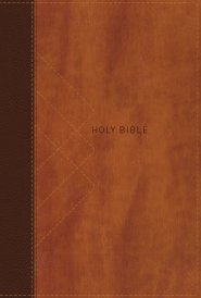 Niv, Thinline Bible, Giant Print, Leathersoft, Brown, Red Letter, Thumb Indexed, Comfort Print