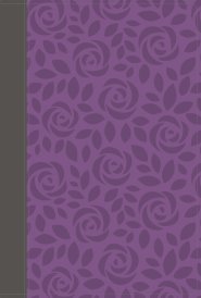 NIV Thinline Bible, Giant Print, Leathersoft, Gray/Purple, Red Letter, Thumb Indexed, Comfort Print