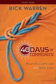 40 Days Of Community Study Guide