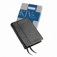 KJV Cameo Reference Bible, Black Imitation Leather, Red-letter Text, KJ452:XR Black Imitation Leather