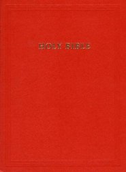 REB Lectern Bible with Apocrypha: Red, imitation leather