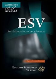 ESV Pitt Minion Reference Bible:  Brown, Goatskin Leather