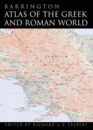 Barrington Atlas of the Greek and Roman World [With CDROM of Map-By-Map Directory]