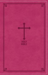 NKJV Deluxe Gift Bible, Imitation Leather, Pink, Red Letter Edition