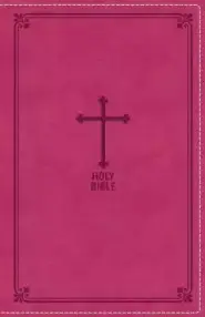 NKJV Deluxe Gift Bible, Imitation Leather, Pink, Red Letter Edition