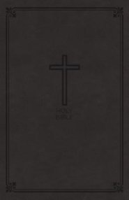 NKJV, Value Thinline Bible, Large Print, Imitation Leather, Black, Red Letter Edition