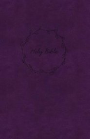 NKJV Value Thinline Bible, Large Print, Imitation Leather, Purple, Red Letter Edition