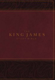 The King James Study Bible, Imitation Leather, Burgundy, Full-Color Edition