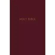 NKJV Pew Bible, Burgundy, Hardcover, Large Print, Words of Christ in Red, Color Maps, Table of Weights and Measures, Charts