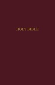 KJV, Pew Bible, Hardcover, Burgundy, Red Letter Edition