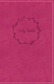 KJV, Deluxe Gift Bible, Imitation Leather, Pink, Red Letter Edition