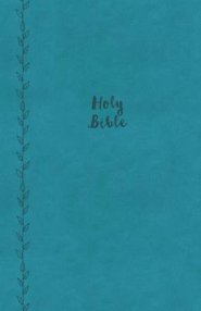 KJV, Value Thinline Bible, Large Print, Imitation Leather, Blue, Red Letter Edition