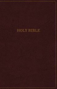 KJV, Thinline Bible, Large Print, Imitation Leather, Burgundy, Red Letter Edition