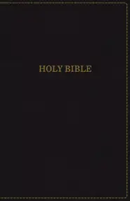 KJV, Thinline Bible, Standard Print, Imitation Leather, Black, Red Letter Edition