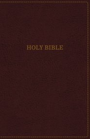 KJV, Thinline Bible, Standard Print, Imitation Leather, Burgundy, Red Letter Edition