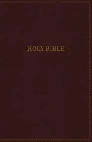 KJV, Thinline Bible, Standard Print, Imitation Leather, Burgundy, Red Letter Edition