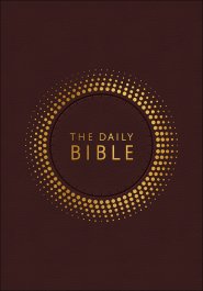 NIV Daily Bible, Brown, Imitation Leather, Chronological, 365 Daily Readings, Introductory Notes, Devotional Insights, Cross References