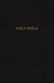 KJV, Reference Bible, Personal Size Giant Print, Leather-Look, Black, Red Letter Edition