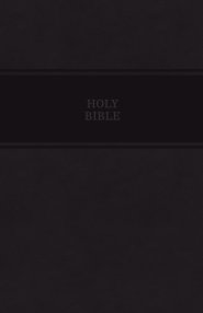 KJV, Reference Bible, Personal Size Giant Print, Imitation Leather, Black, Indexed, Red Letter Edition