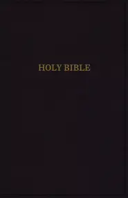 KJV, Deluxe Reference Bible, Super Giant Print, Imitation Leather, Black, Indexed, Red Letter Edition