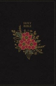 KJV, Deluxe Reference Bible, Super Giant Print, Imitation Leather, Black, Indexed, Red Letter Edition