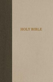 KJV, Reference Bible, Super Giant Print, Hardcover, Green/Tan, Red Letter Edition