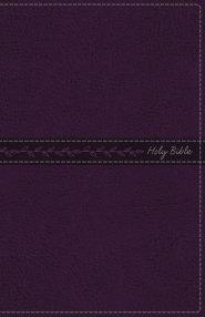 KJV, Thinline Bible, Standard Print, Leathersoft, Purple, Indexed, Red Letter Edition, Comfort Print