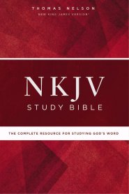 NKJV Study Bible, Hardcover, Red Letter Edition, Comfort Print