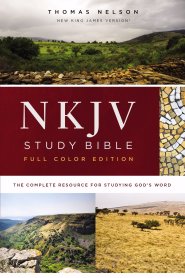 NKJV Study Bible, Hardcover, Burgundy, Full-Color, Comfort Print