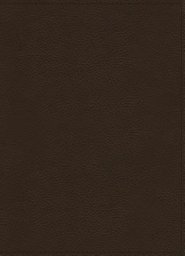 NKJV, Wiersbe Study Bible, Genuine Leather, Brown, Red Letter, Comfort Print