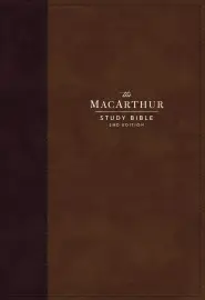 NKJV, MacArthur Study Bible, 2nd Edition, Leathersoft, Brown, Comfort Print