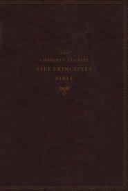 The NKJV, Charles F. Stanley Life Principles Bible, 2nd Edition, Leathersoft, Burgundy, Comfort Print