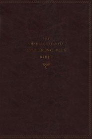 KJV, Charles F. Stanley Life Principles Bible, 2nd Edition, Leathersoft, Burgundy, Thumb Indexed, Comfort Print