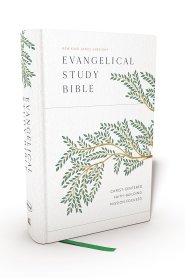 Evangelical Study Bible: Christ-centered. Faith-building. Mission-focused. (NKJV, Hardcover, Red Letter, Large Comfort Print)