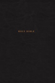 NKJV, Reference Bible, Classic Verse-by-Verse, Center-Column, Leathersoft, Black, Red Letter, Comfort Print