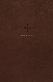 NRSV Large Print Standard Catholic Bible, Brown Leathersoft (Comfort Print, Holy Bible, Complete Catholic Bible, NRSV CE)