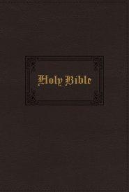 KJV Holy Bible: Large Print Thinline, Brown Leathersoft, Red Letter, Comfort Print: King James Version