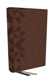 NKJV, The Bible Study Bible, Leathersoft, Brown, Comfort Print