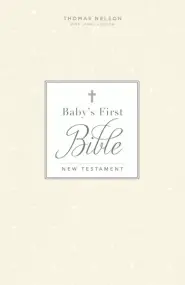 KJV, Baby's First New Testament, Hardcover, White, Red Letter, Comfort Print